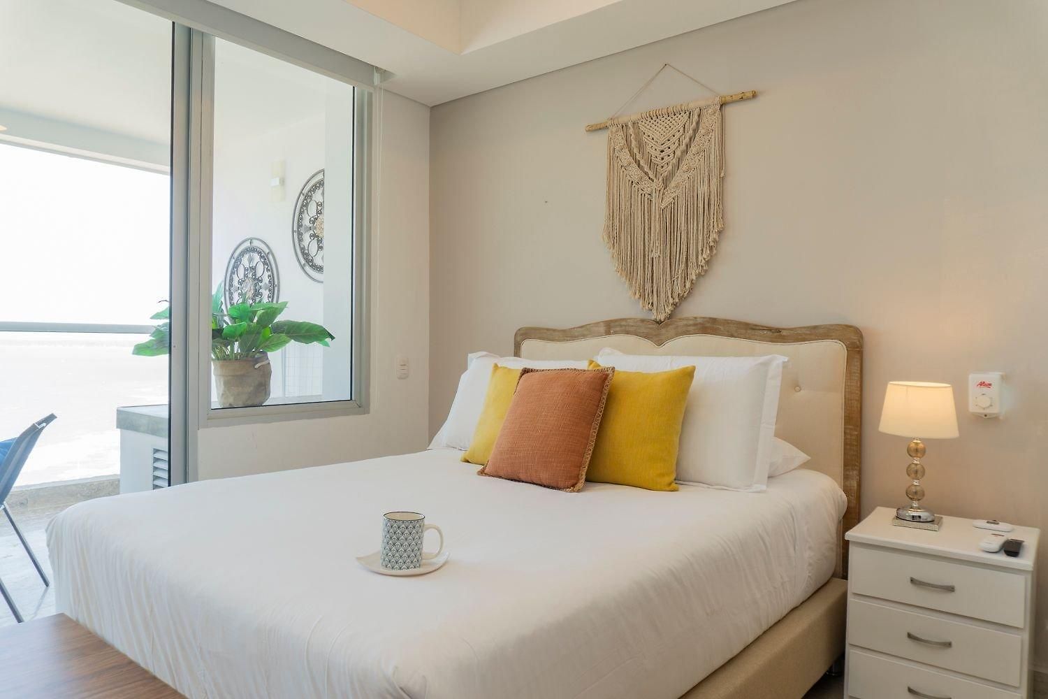 Cb1622 | Frente Al Mar Con Balcón Y Piscina Apartamento Cartagena