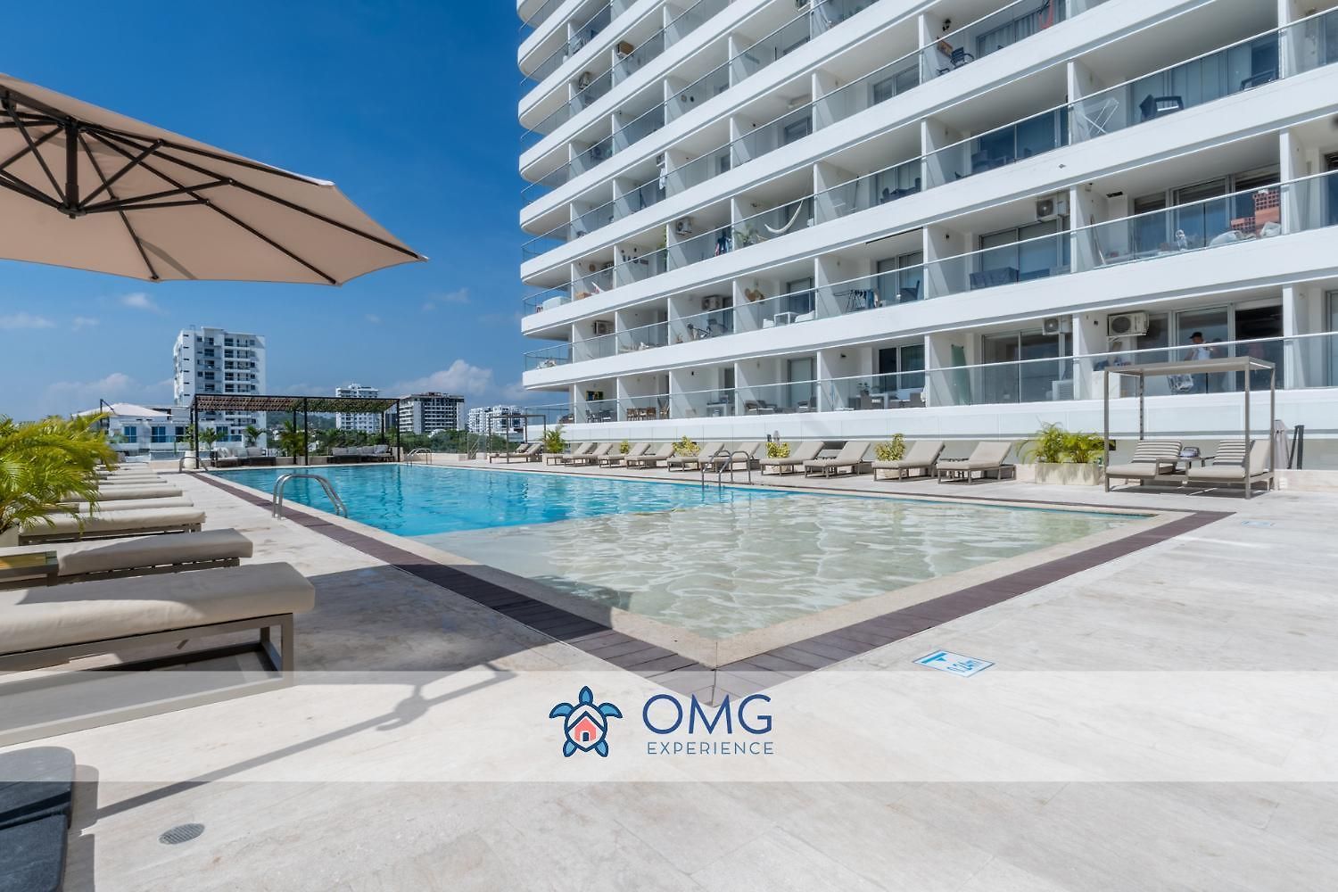 Cb1622 | Frente Al Mar Con Balcón Y Piscina Apartamento