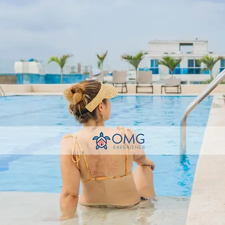 Cb1622 | Frente Al Mar Con Balcón Y Piscina Apartamento *